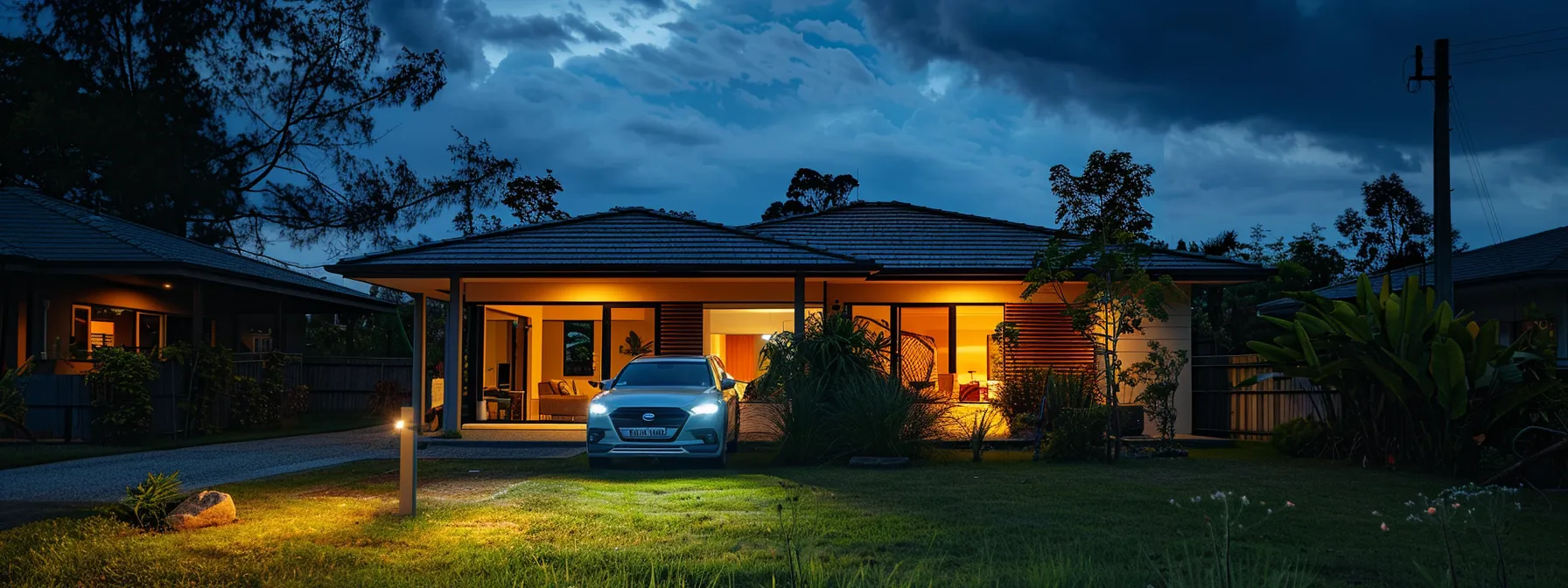 a homeowner in raymond terrace, surrounded by glowing testimonials and licenses, confidently selects a reliable home electrician online.